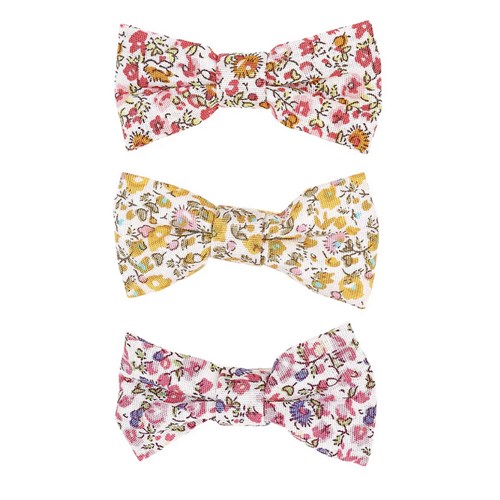 3 barrettes laila en tissu
