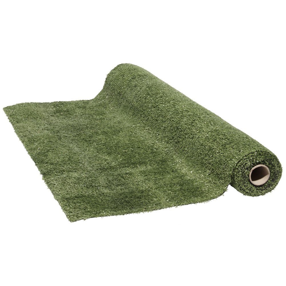 Gazon artificiel vert 10 mm rouleau 1 m x 3 m
