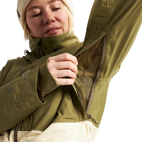 Veste snowboard BURTON W GORE TREELINE JK MARTINI OLIVE/CRÈME BRÛLÉE