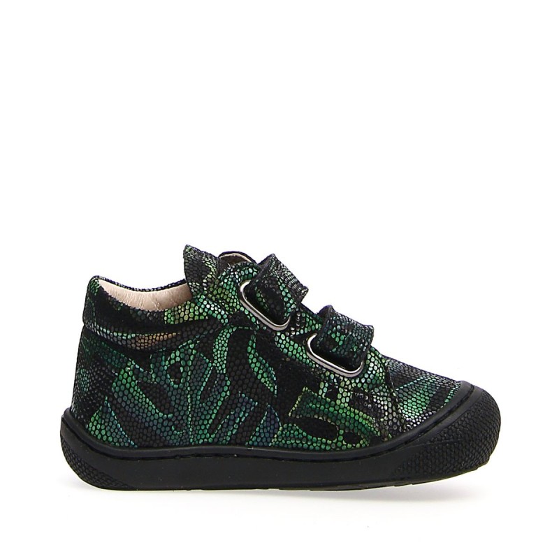 Naturino Naturino Cocoon Supersouple Velcros Noir Jungle