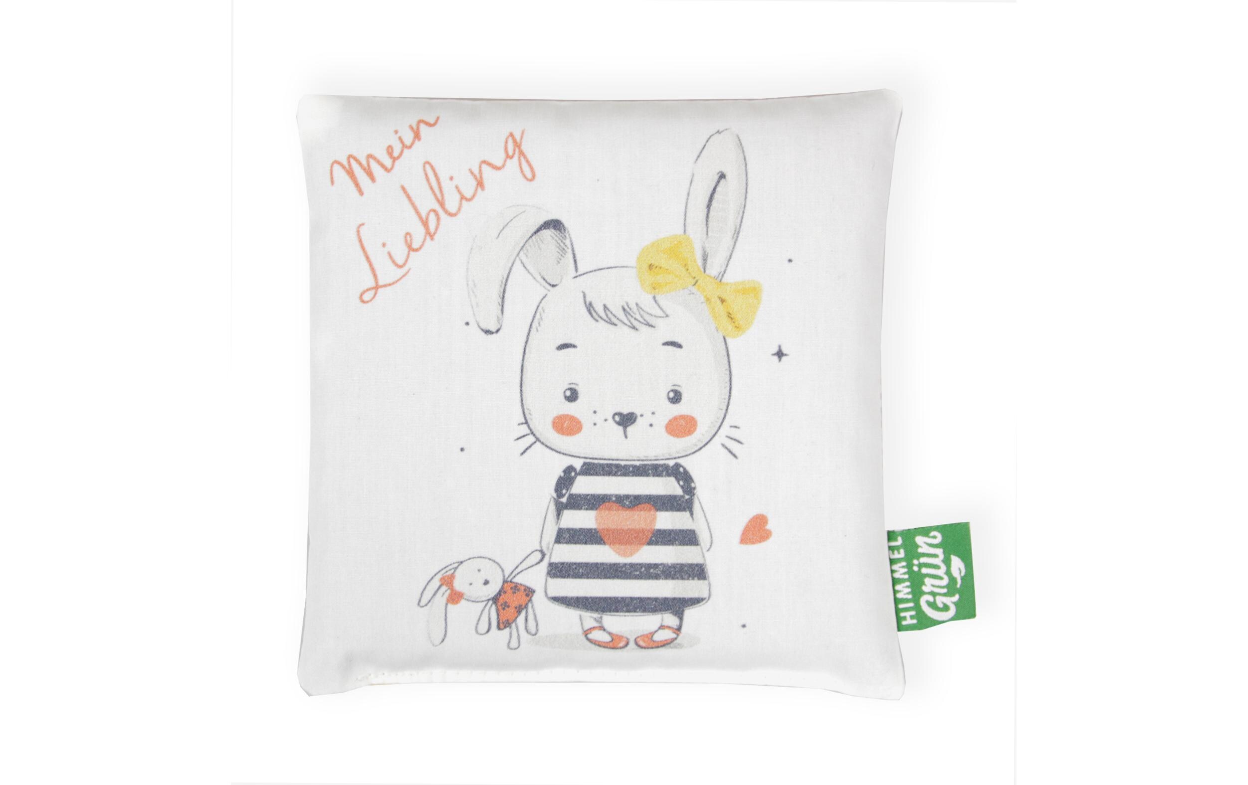 Traubenkernkissen Liebling Mädchen 15 x 15 cmWärmekissen mit Traubenkernen