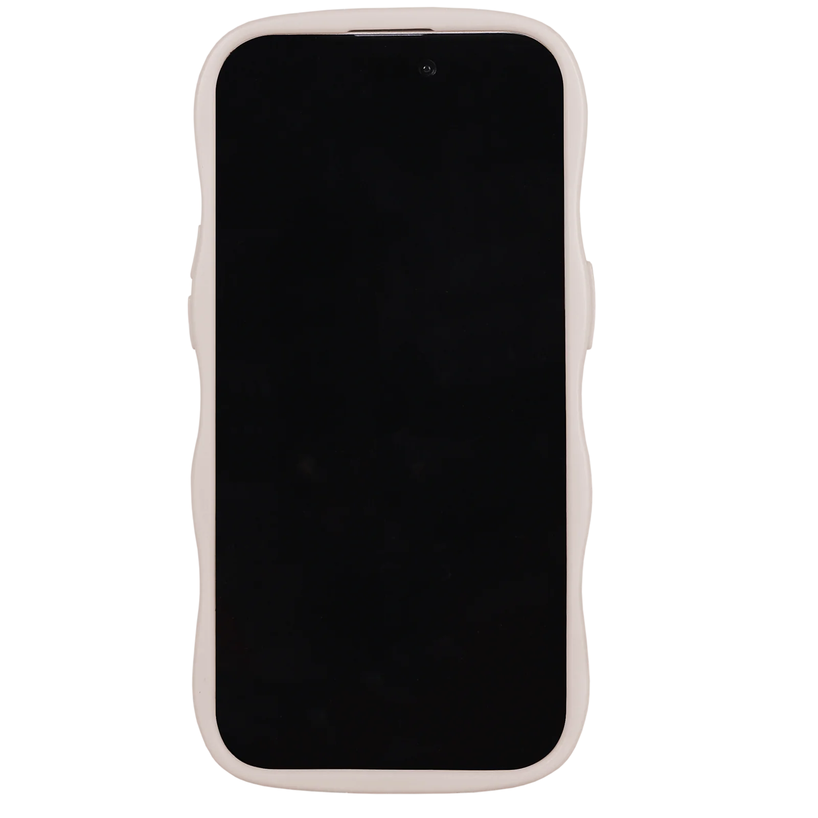 Holdit  Wavy iPhone cover - Light Beige/Mirror