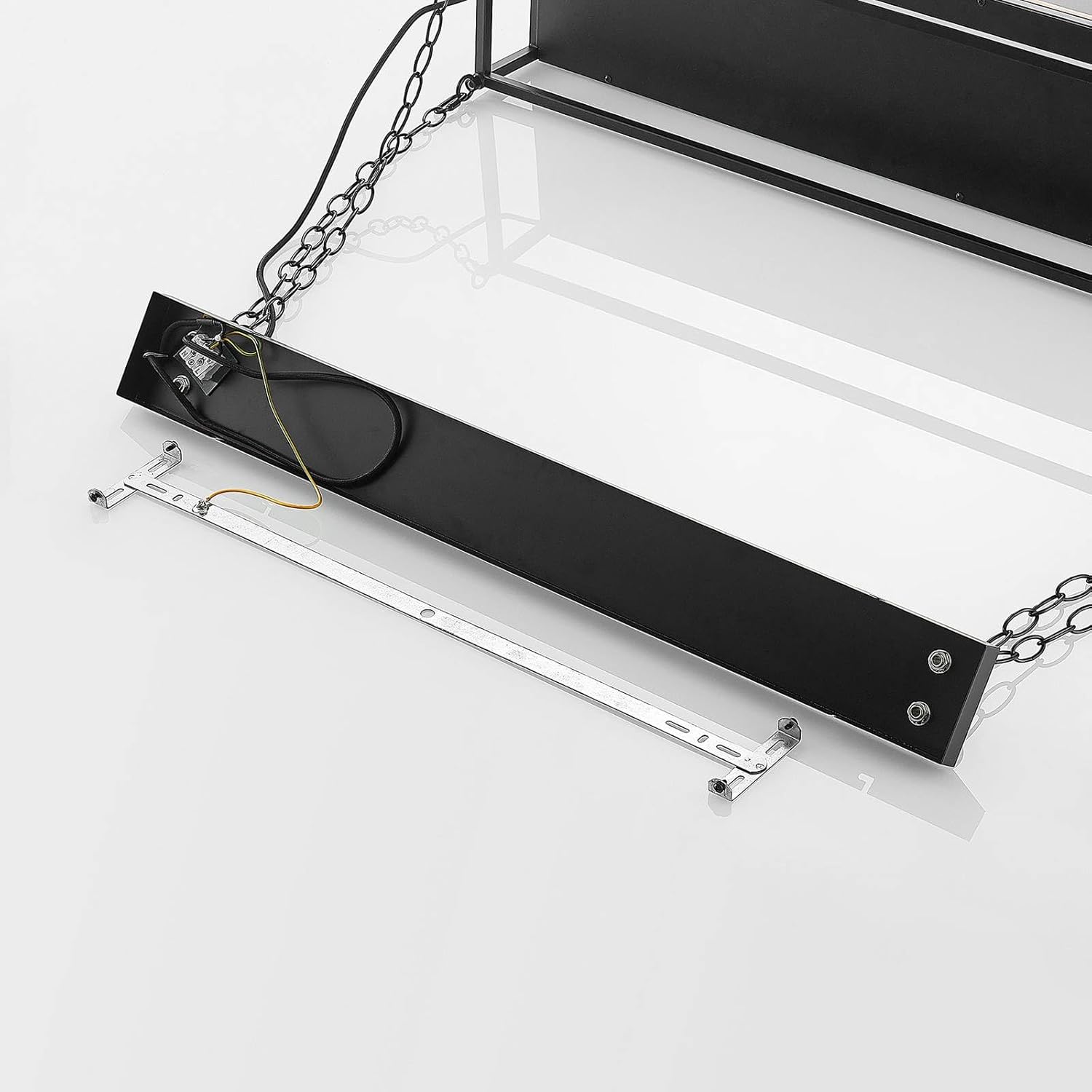 Lindby Esstisch Pendelleuchte mit Ablagefläche, Käfig Hängelampe Lampe Wohnzimmer 5x E27 max. 15W ohne Leuchtmittel Kronleuchter Esszimmerlampe