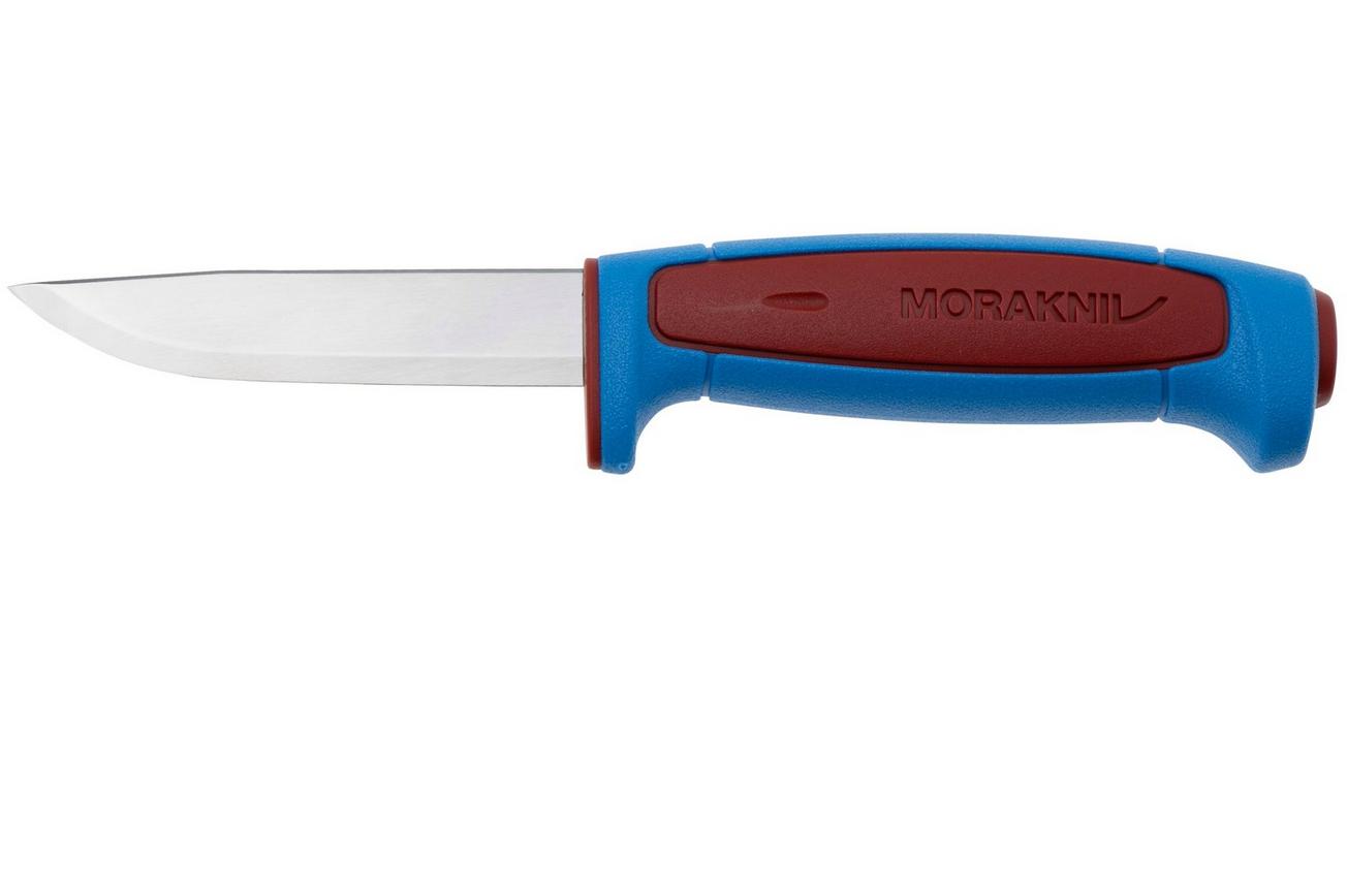 Morakniv Basic 546 Color of the Year 2025, 14502 Stainless Dala Red Siljan Blue, vaststaand mes