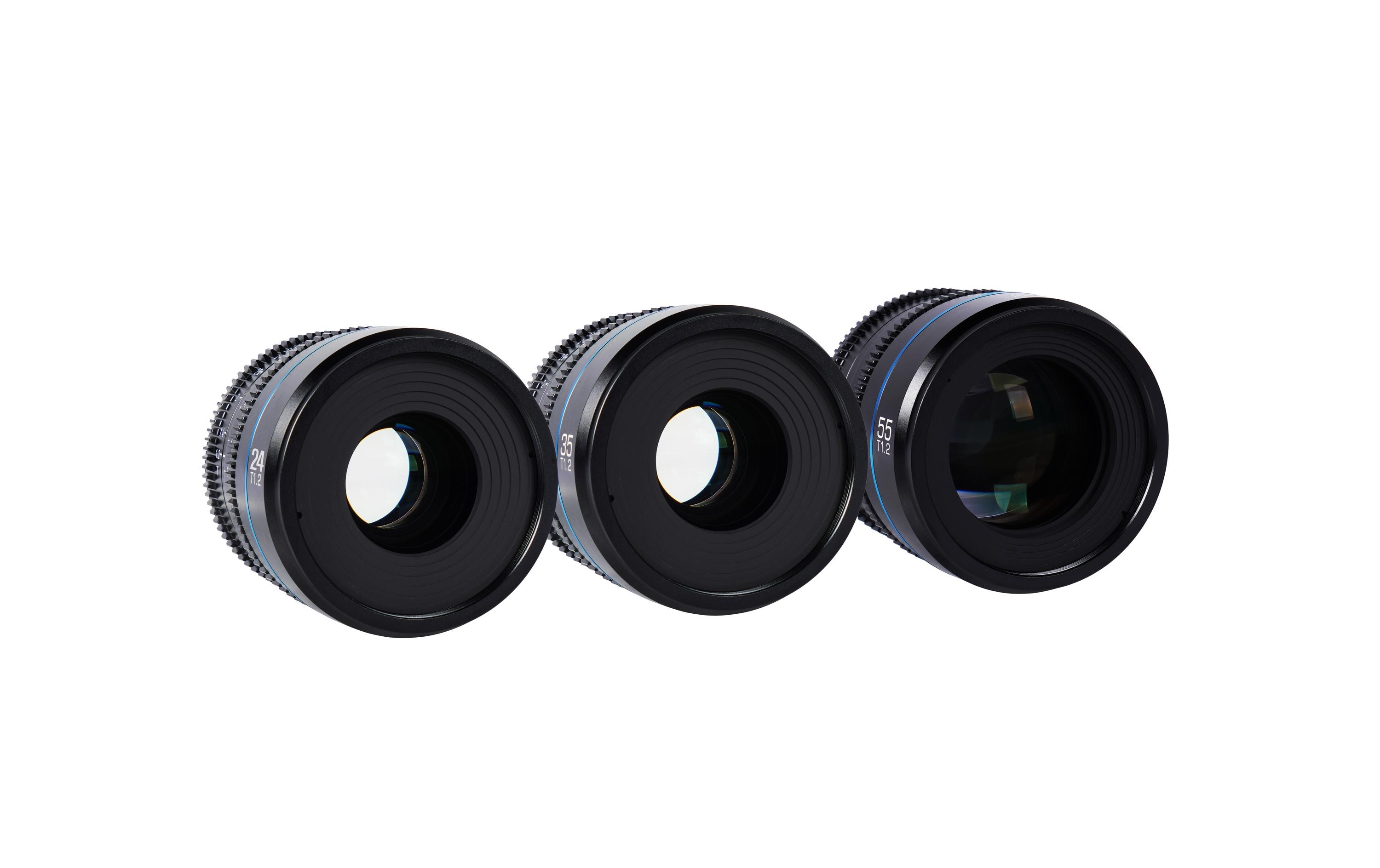 Festbrennweite 24, 35&55mm T1.2 – Fujifilm X-Mount<br>Cine-Objektiv für X Mount-Kameras