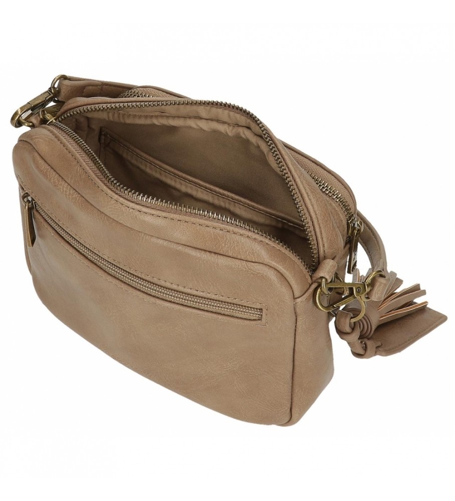 Bolsa transversal bege Pepe Jeans Camper - 21,5 x 15 x 5,5 cm