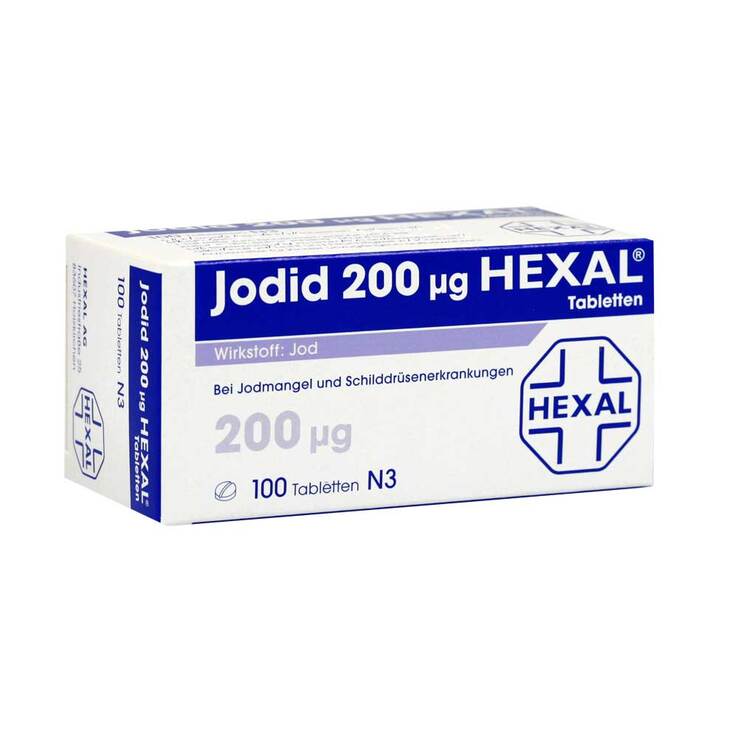 Jodid 200 µg HEXAL Tabletten, 100 St