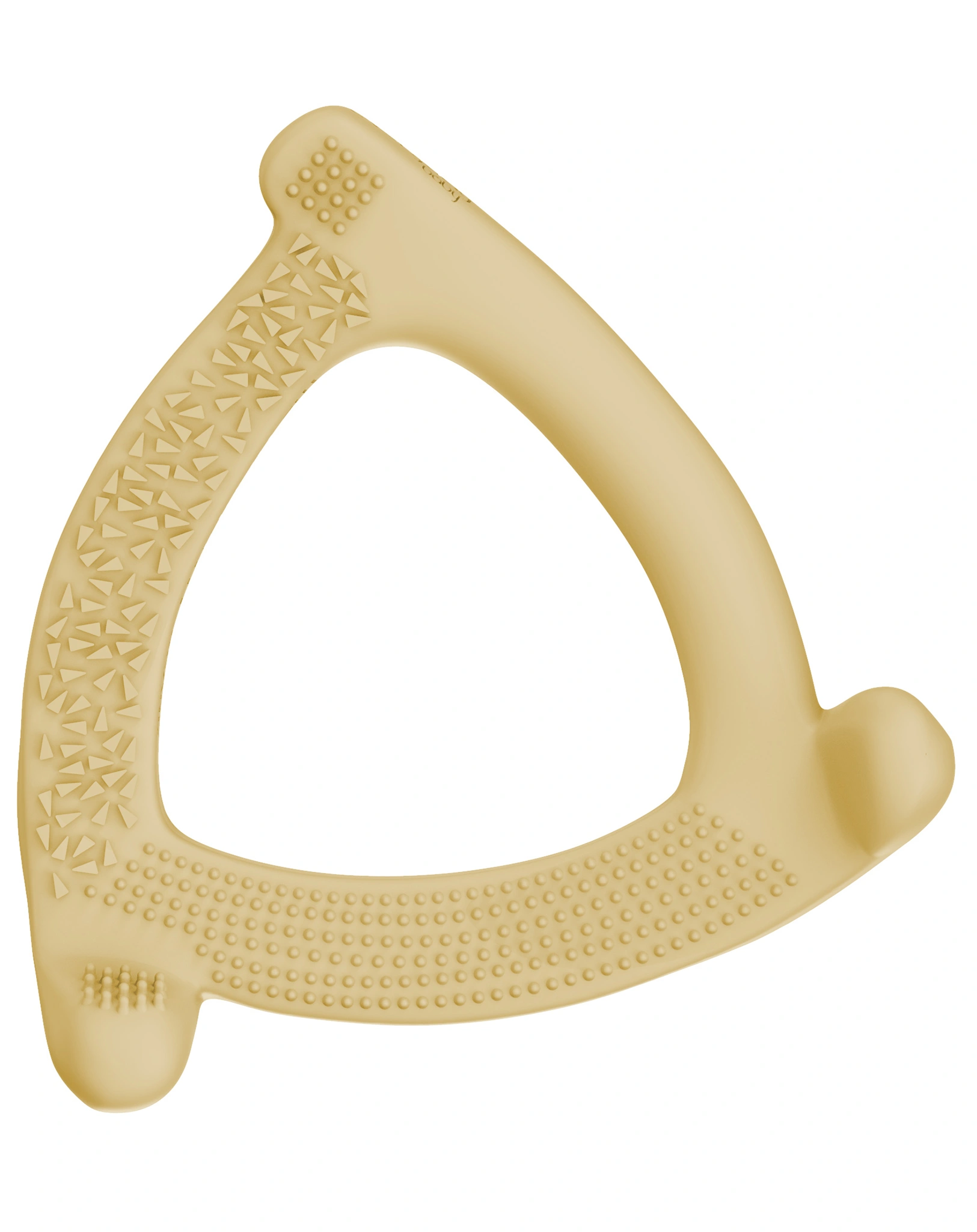 Silikon Beißring EVERYDAY BABY - TRIANGEL (10cm) in gelb