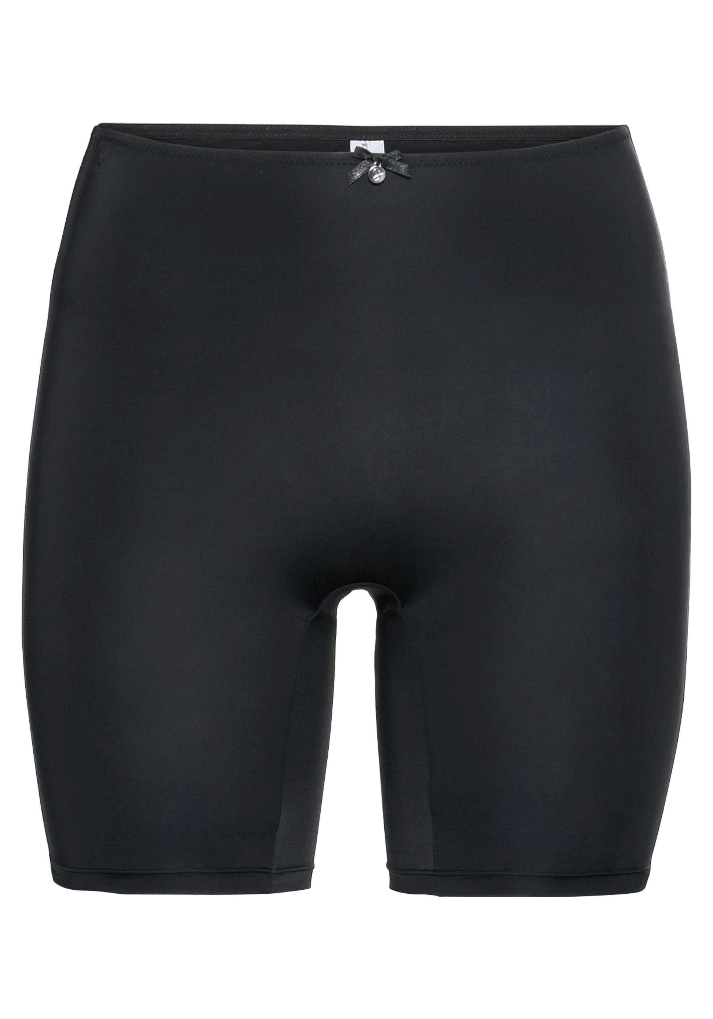 Panty im High-Waist-Schnitt mit langem Bein, Microfaser