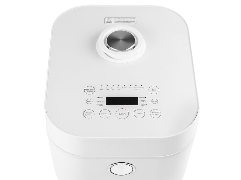 FURBER Reiskocher SAN Induktion 3 L, Weiss Innovative Technologie für perfekt gekochten Reis im Handumdrehen