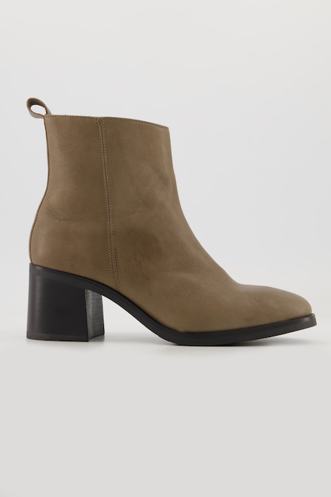 Leder-Stiefeletten, Nappaleder, Lederfutter, Weite H