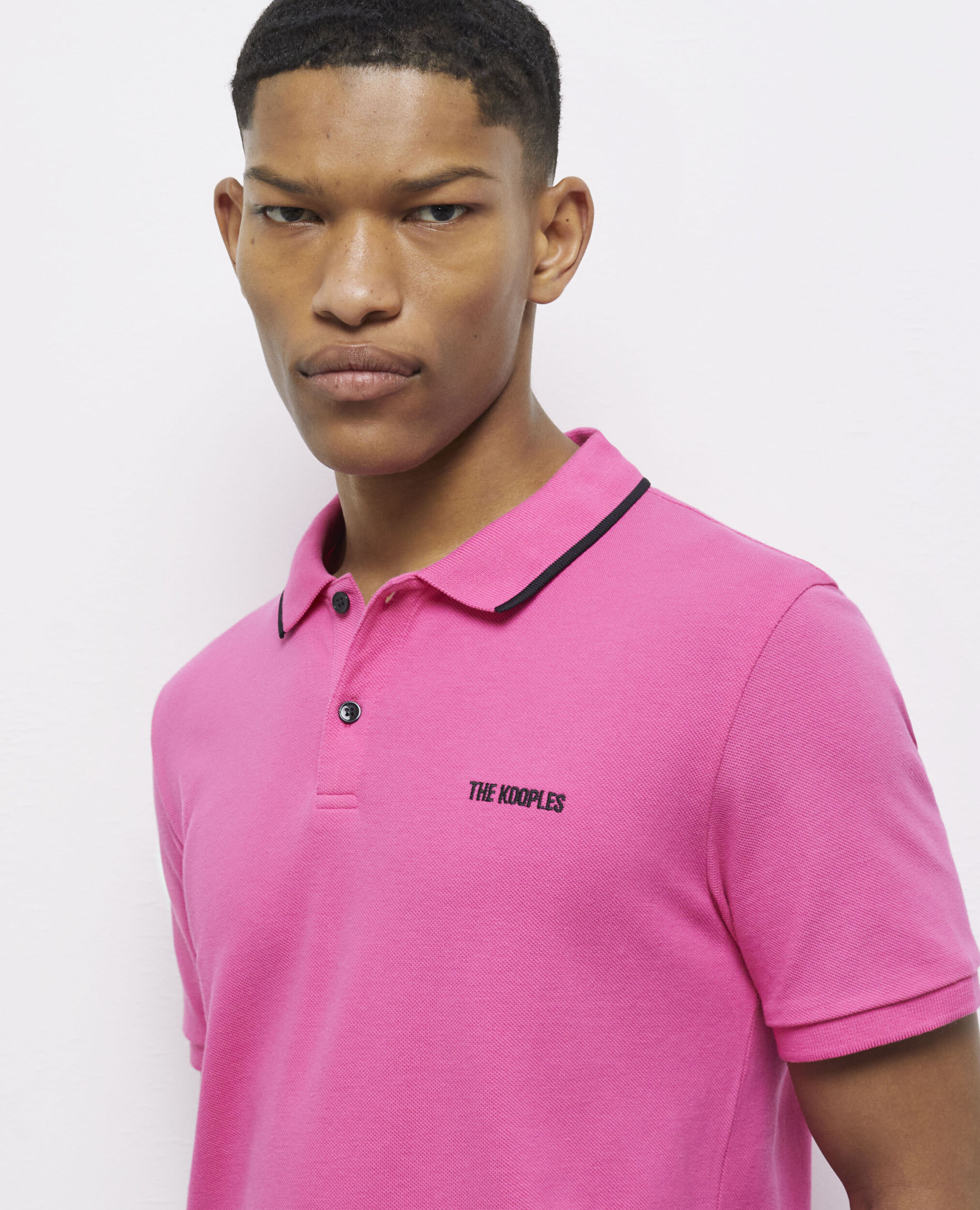 Polo rose avec logo