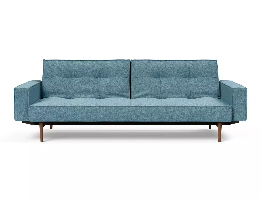 Schlafsofa mit Armlehnen Splitback Styletto dunkel