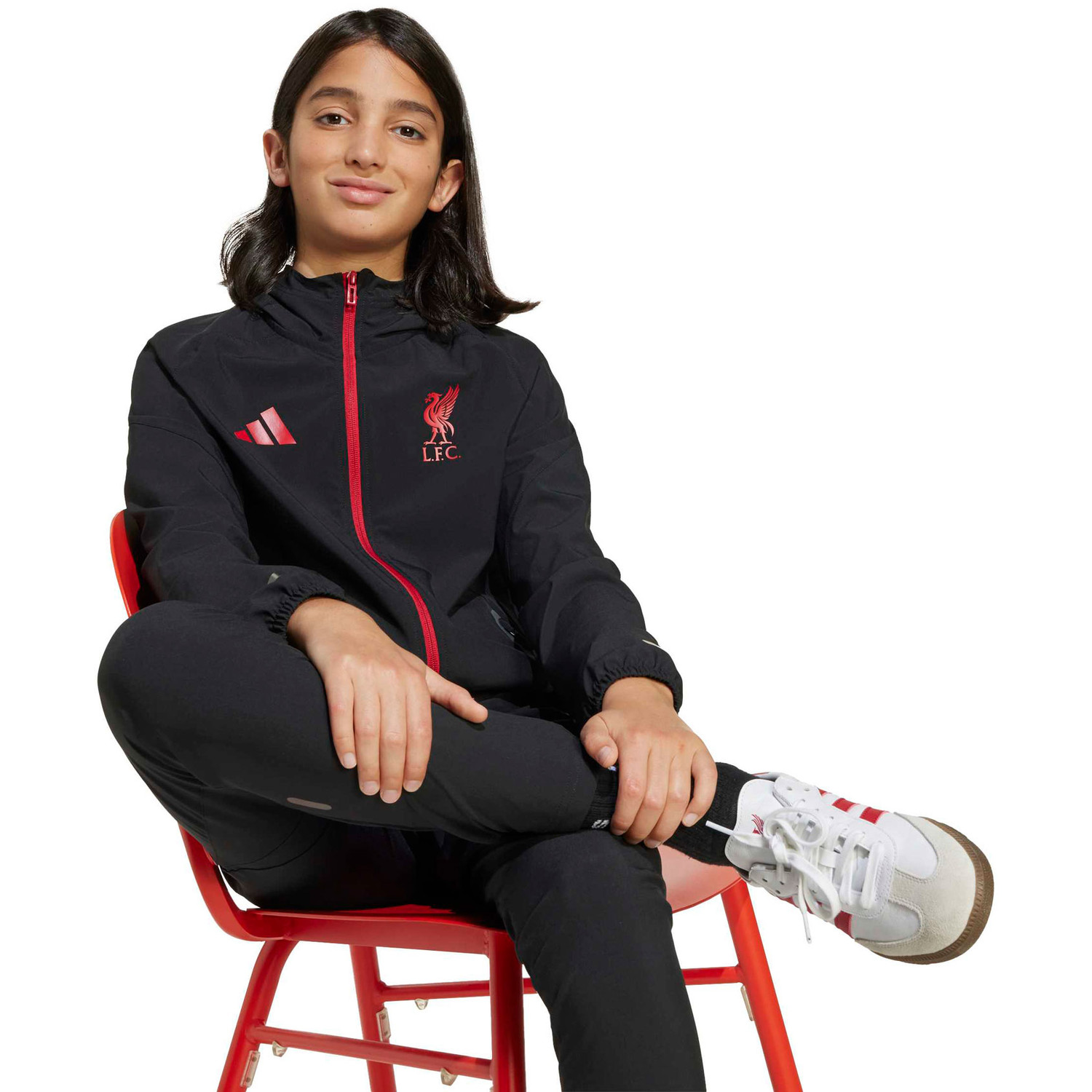 adidas Liverpool Tiro Vis Tech Trainingspak Kids