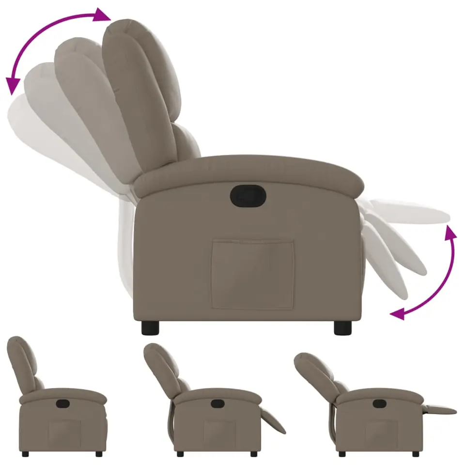 vidaXL - Fauteuil - Bruin - Kunstleer