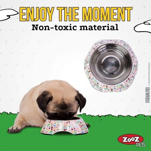 Alimentador para animais de estimação Zooz Snoopy Branco