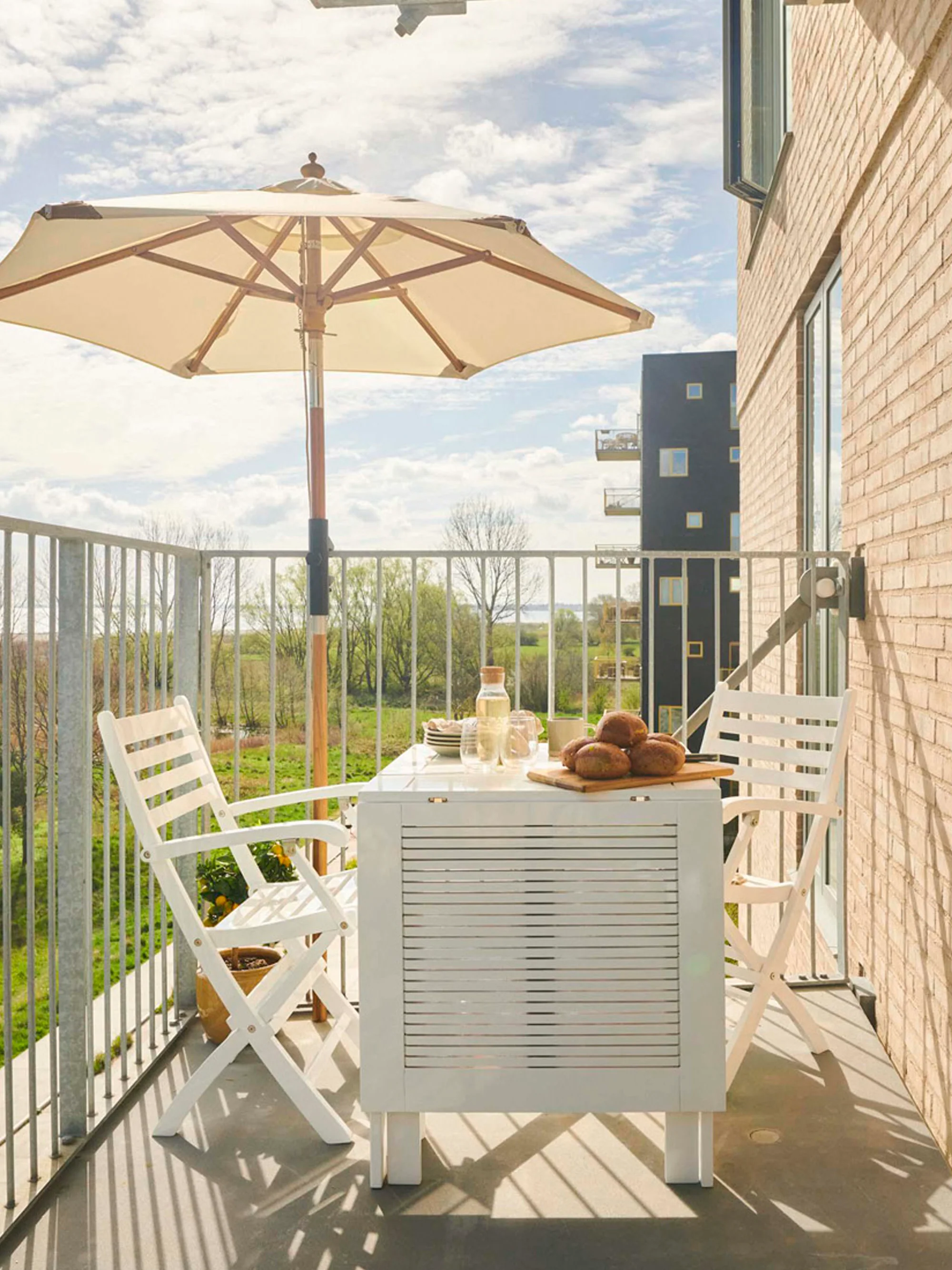Verlengbare tuintafel Butterfly van hout