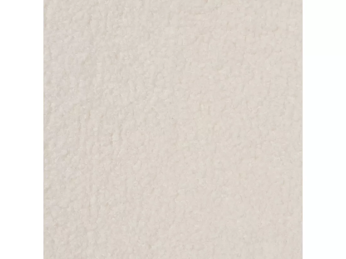 Lot de 2 chaises de bar LUANA Bouclé Blanc