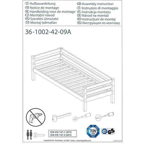Hoppekids ECO Dream juniorseng 90x200 cm