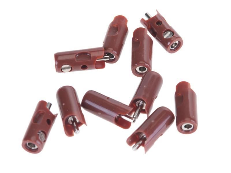Märklin Stecker H0 braun 10 Stück 10 Stkl. Stecker, braun, Spur H0