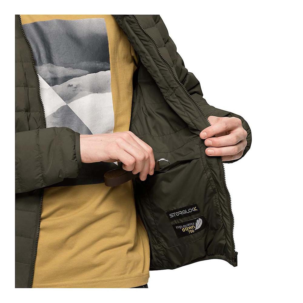 Jack Wolfskin GLOWING MOUNTAIN - Doudoune Homme bonsai green