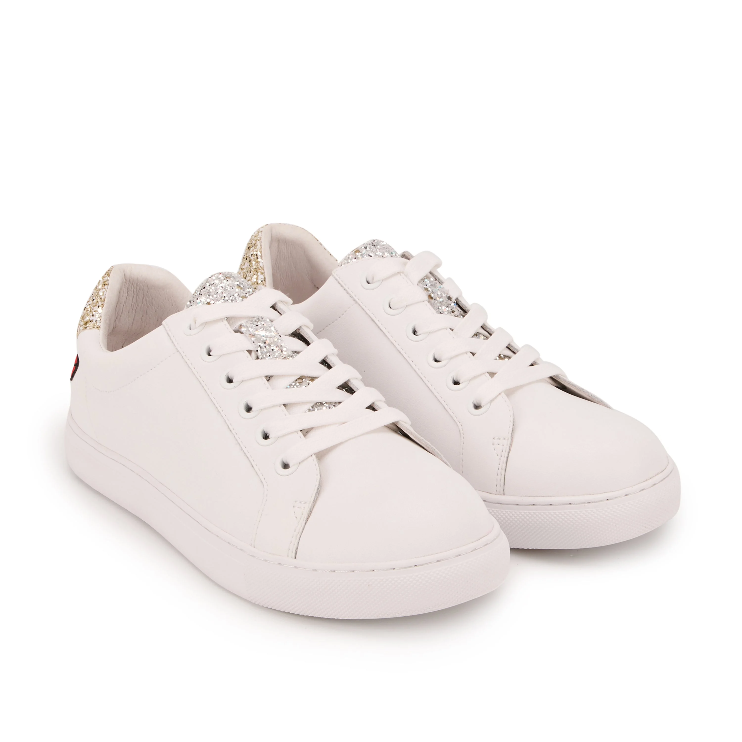 SIMONE S - Sneakers en cuir | Blanc