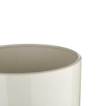 Keramieken pot crème 30x30x30cm