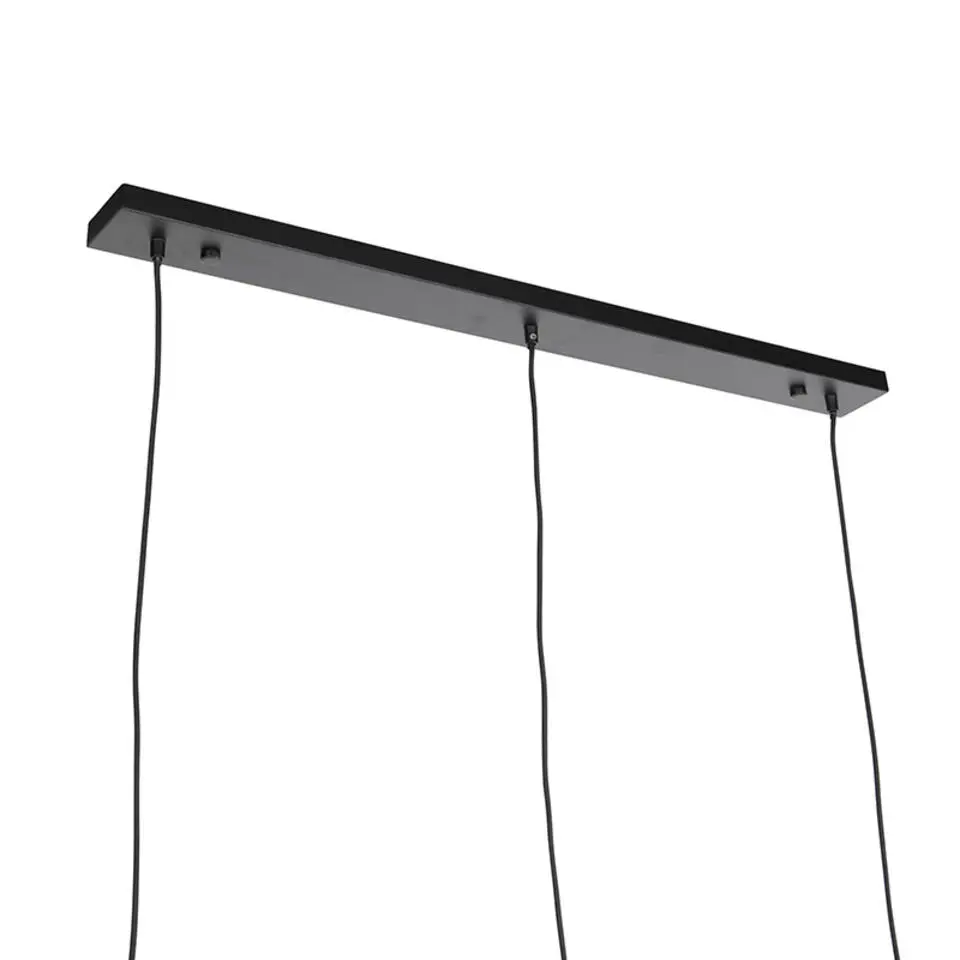 Qazqa hanglampen manila beige e27
