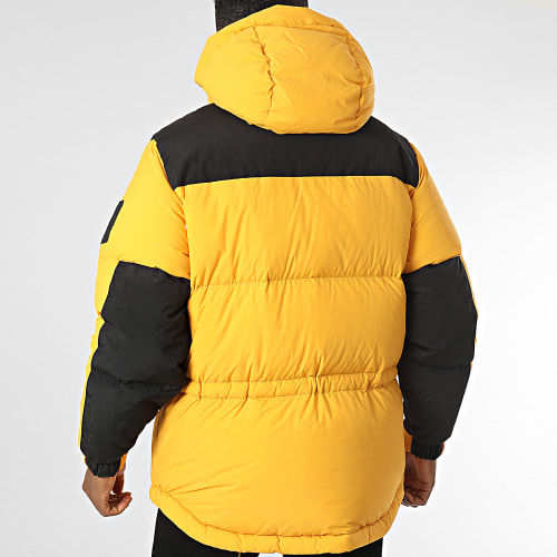 Parka Capuche A6KMD Jaune Noir