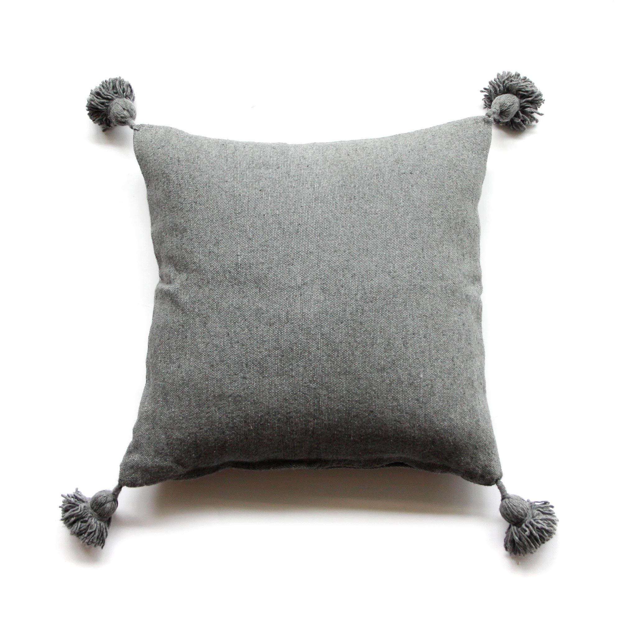 Kissenbezug grau, B 50 cm, H 50 cm von fischer's lagerhaus