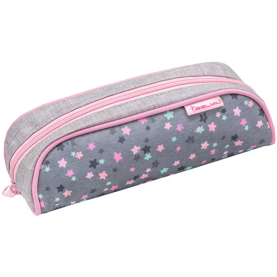 Belmil Schulranzen Mini Fit Schulranzen Set 5-teilig mit Brustgurt Shine like a Star