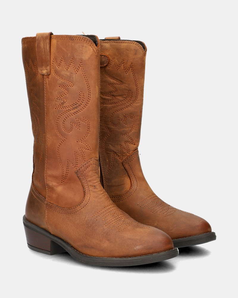 Nelson Kids Cowboylaarzen  - bruin