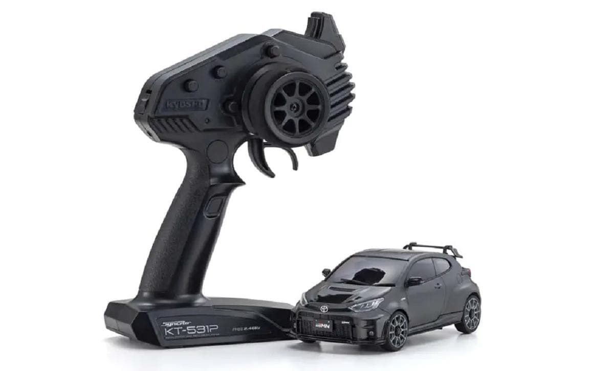 Mini-Z MA-020 Toyota GR Yaris Grau, ARTR, 1:27<br>Mini-Z AWD Toyota GRMN Yaris Circut Package, Readyset