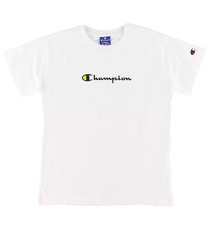 Champion Fashion T-Shirt - Weiß m. Logo