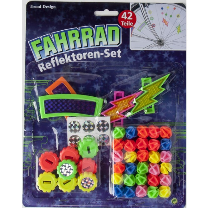 Reflektoren-Set - für das Fahrrad - 42-teilig