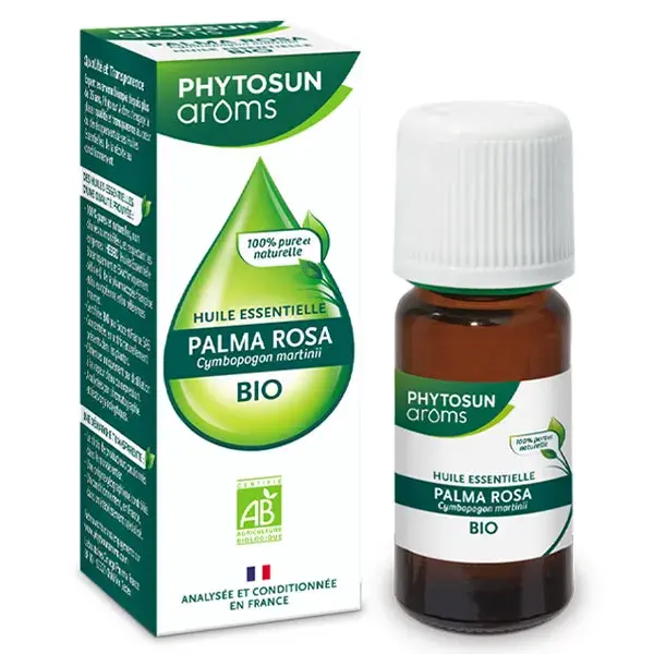 Óleo Essencial de Palma Rosa Orgânico Phytosun Arôms 10ml