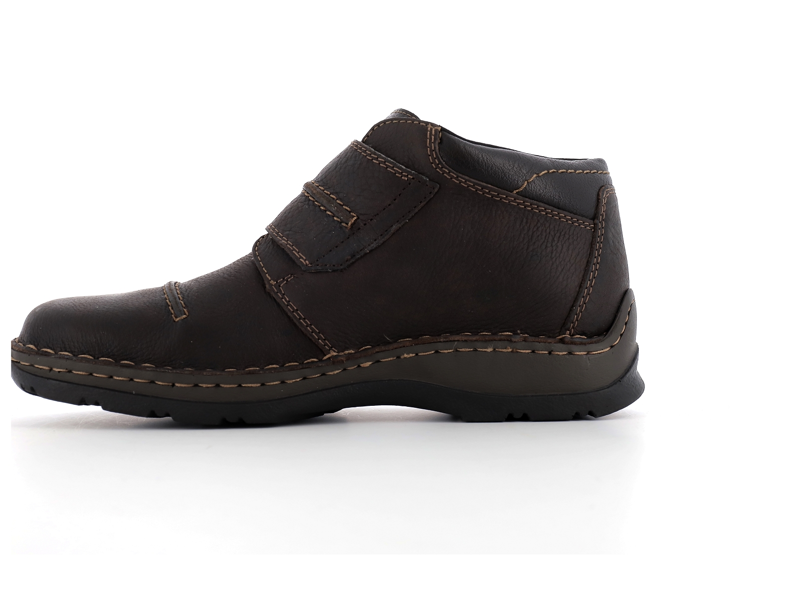Rieker-05367 Cuir Marron Foncé