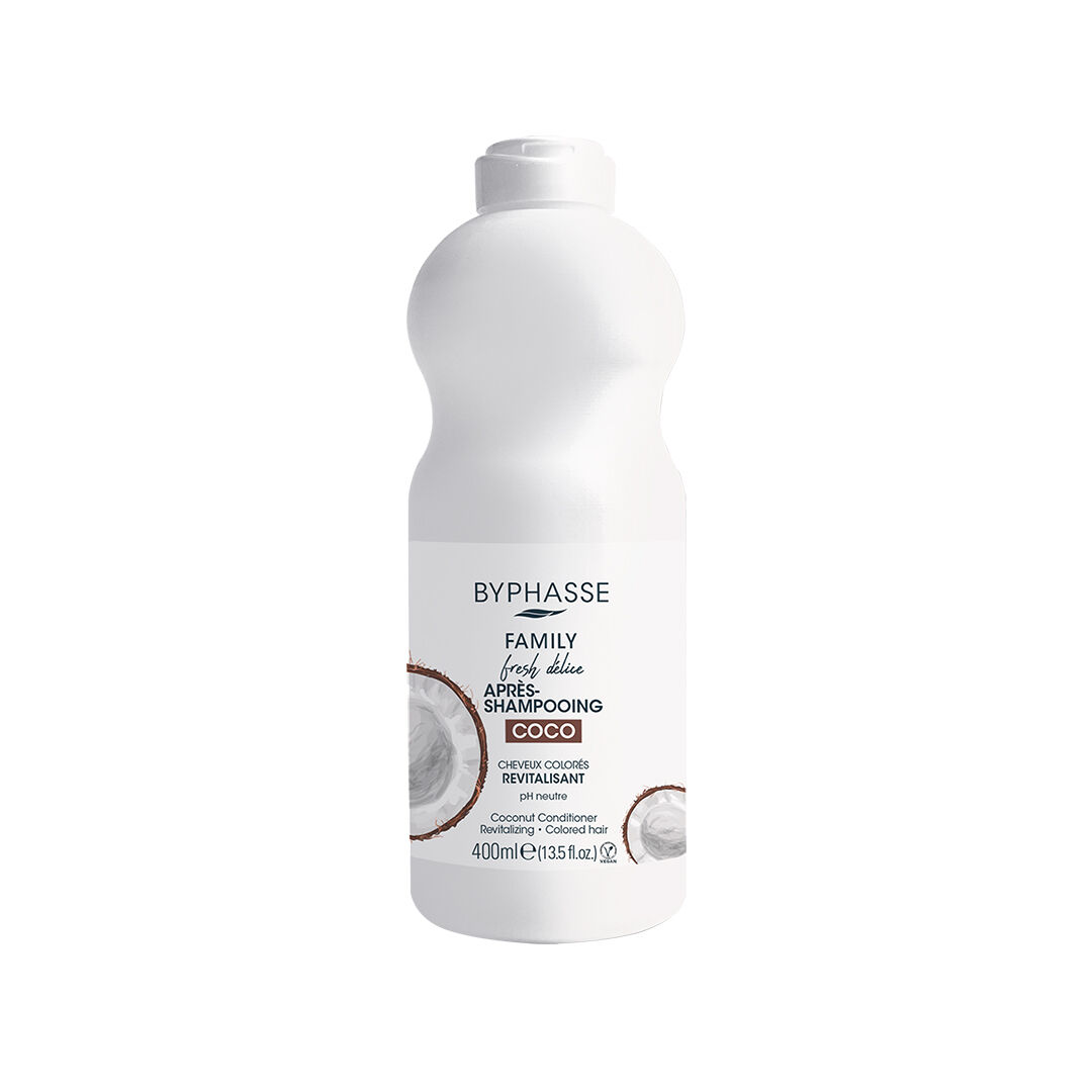 BYPHASSE  Family Fresh Délice - Condicionador Coco (Cabelo Pintado) - 400ml