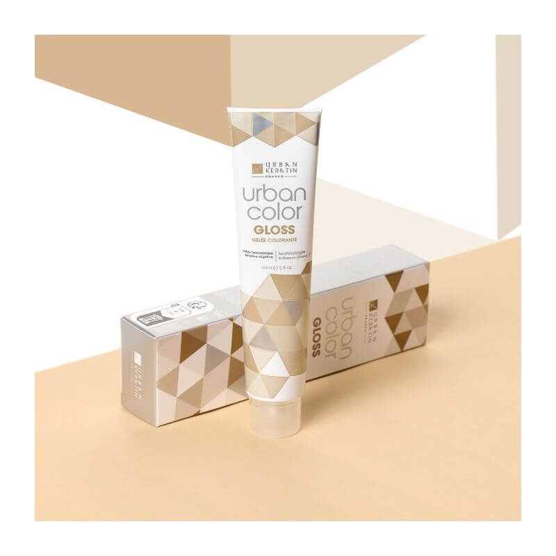Gelée colorante sans ammoniaque Urban Color Gloss 10.23 Urban Keratin 60ml