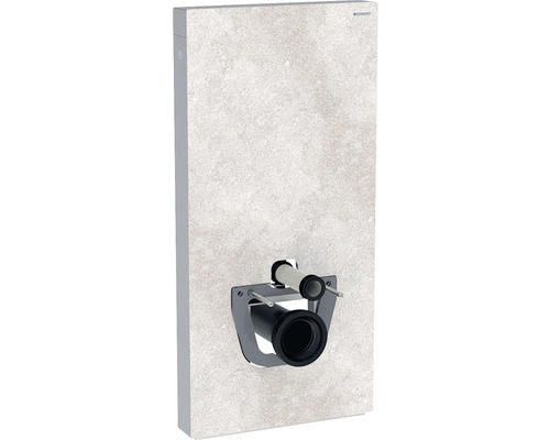 Geberit Monolith Plus sanitairmodule voor WC 101 cm betonlook, aluminium zijpanelen met geurafzuiging en oriëntatieverlichting 131.222.JV.5