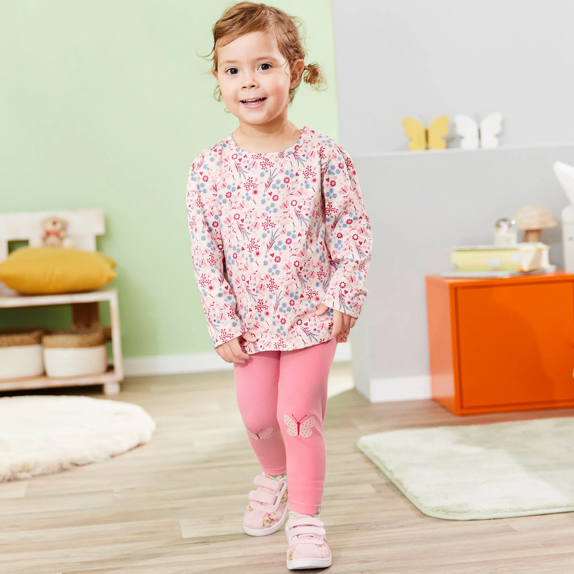 Baby-Mädchen-Leggings, 2er-Pack