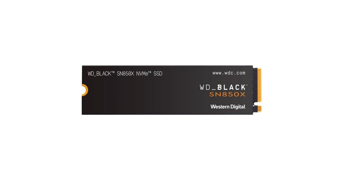 WDBlack SN850X NVMe 2 TB SSD  (Zwart, PCIe 4.0 x4, NVMe, M.2 2280)