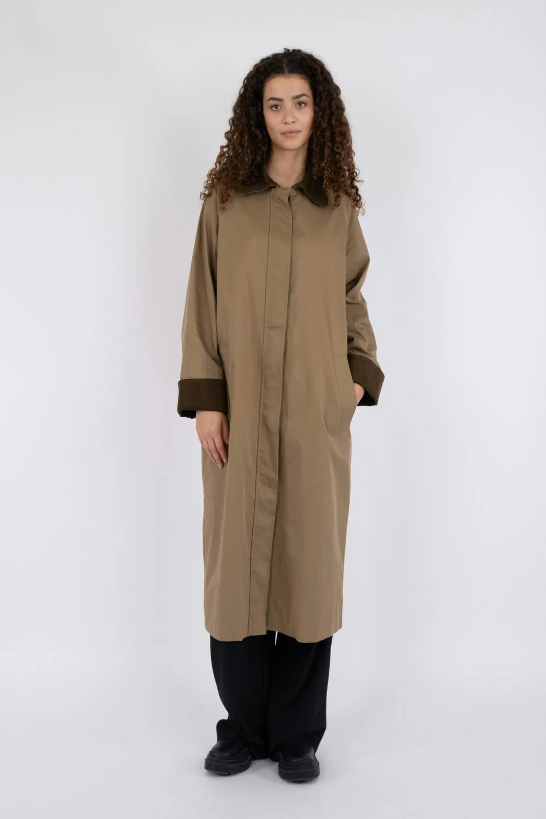 Neo Noir Anneli Cord Coat