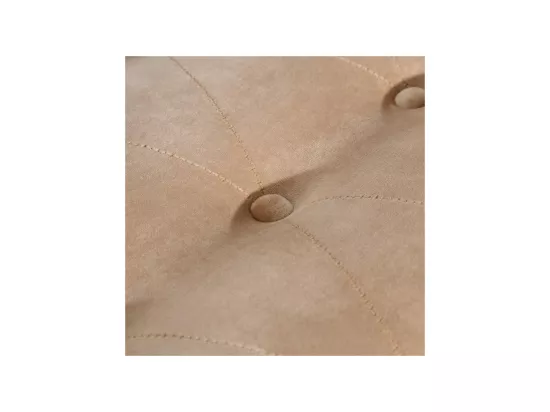 Banquette coffre + tiroir Tissu beige taille M - VIPOP