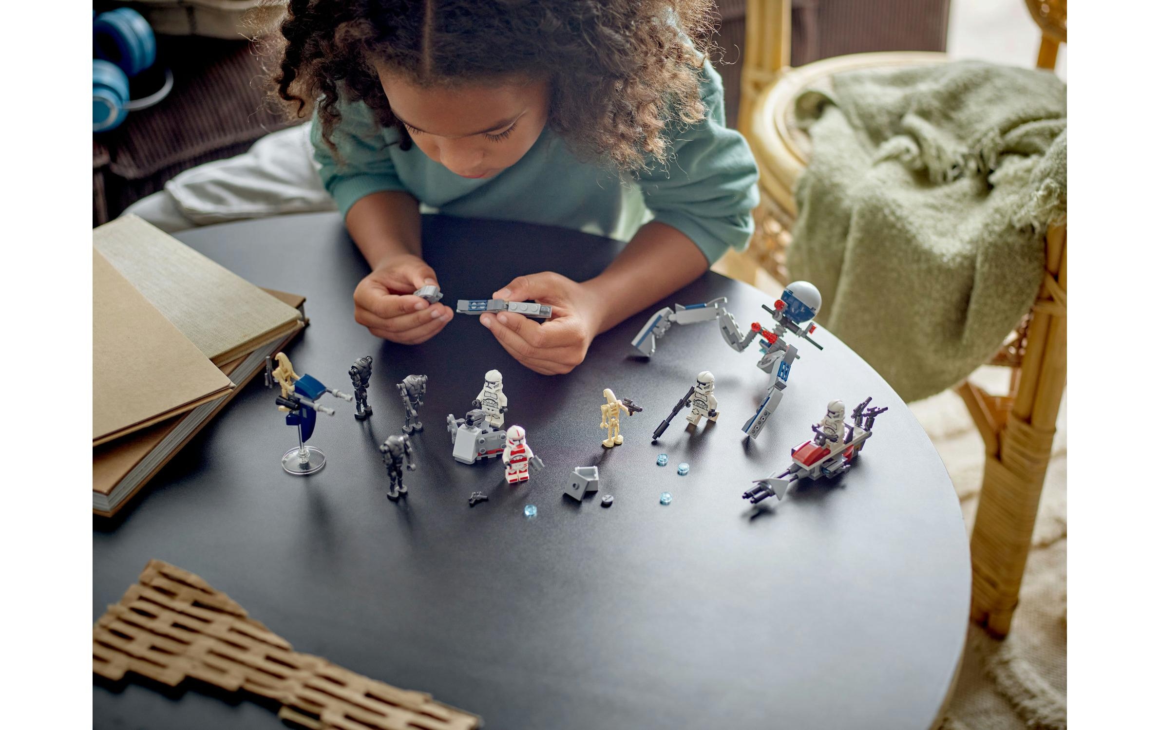 LEGO® Spielbausteine »Wars Clone Trooper & Battle Droid Battle Pack 75372«