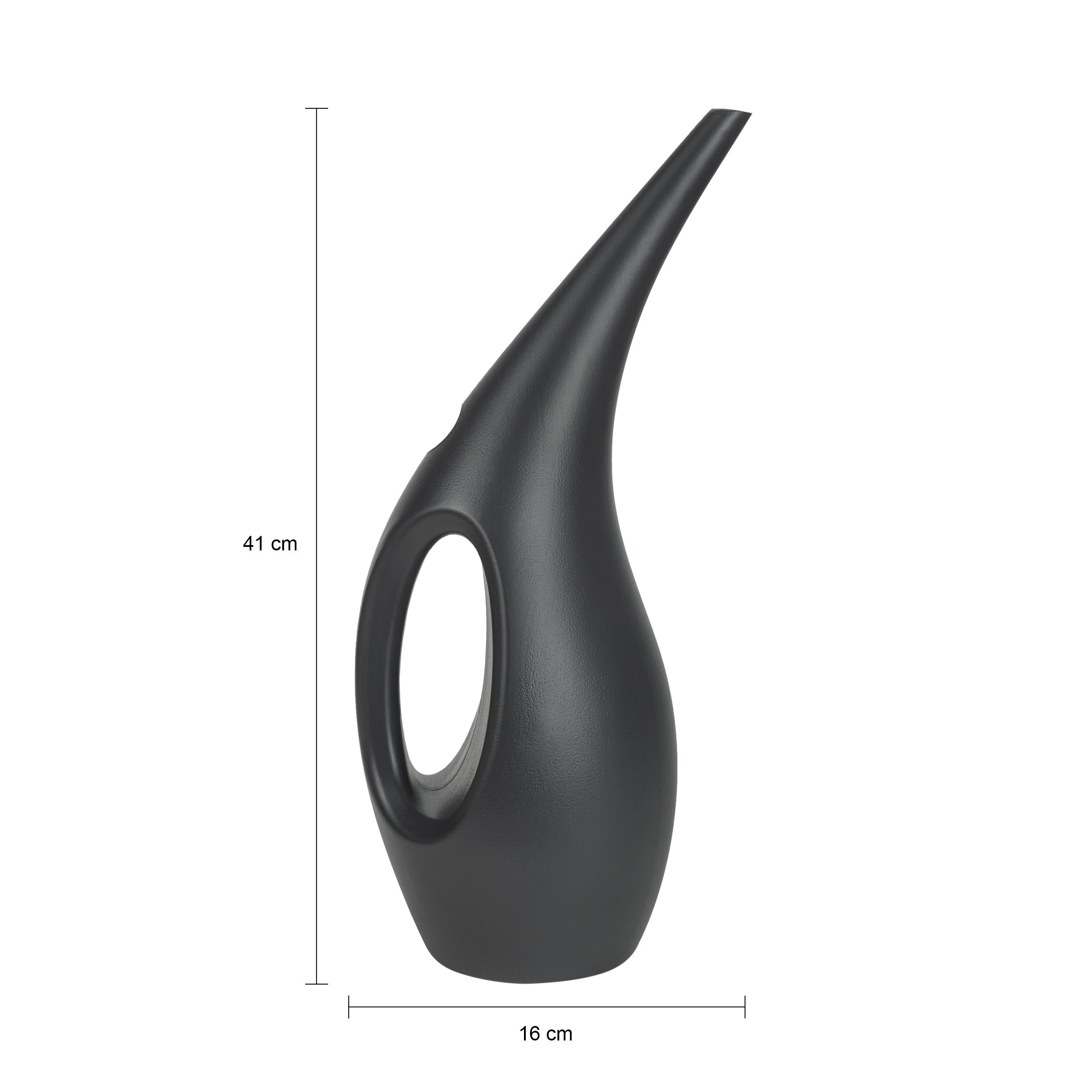 QUVIO Gieter - 2,5 L - Plastic - Antraciet