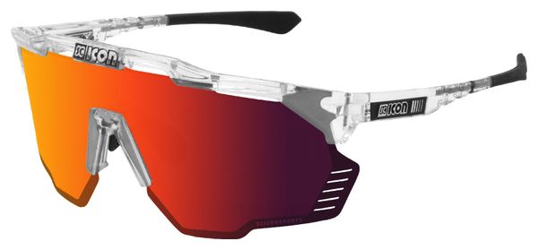 Scicon Sports Aeroshade Kunken Lunettes De Soleil De Performance Sportive (Scnpp Multimorror Rouge/Briller)