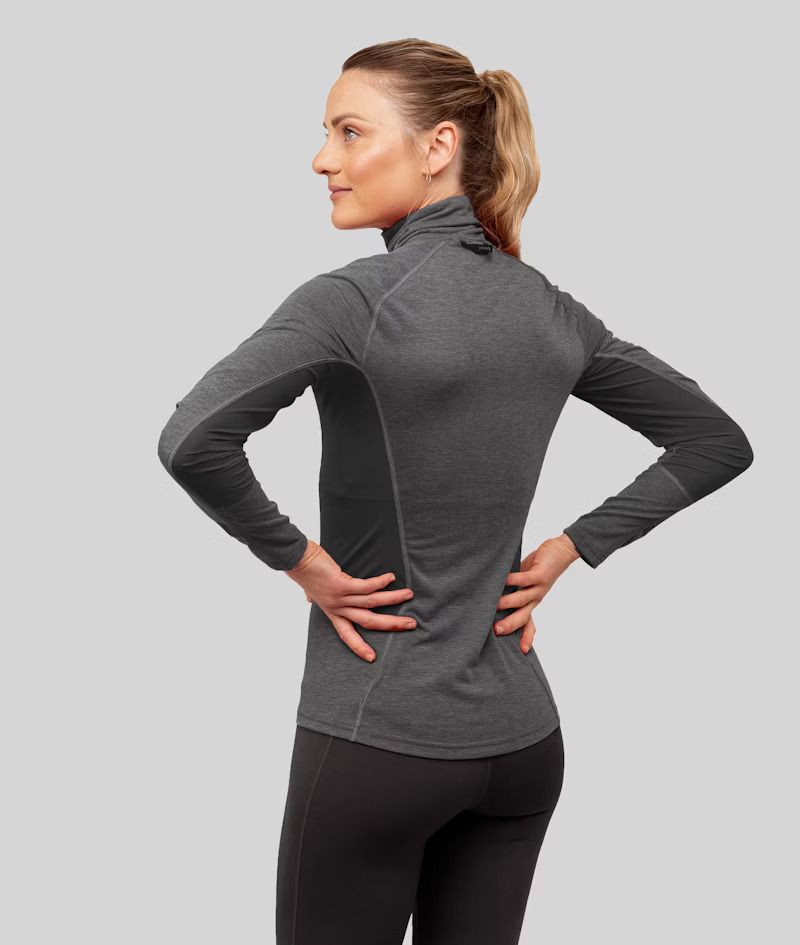 johaug aerial woolmix 2 0 half zip traeningstroeje dame 343 220801 tblck