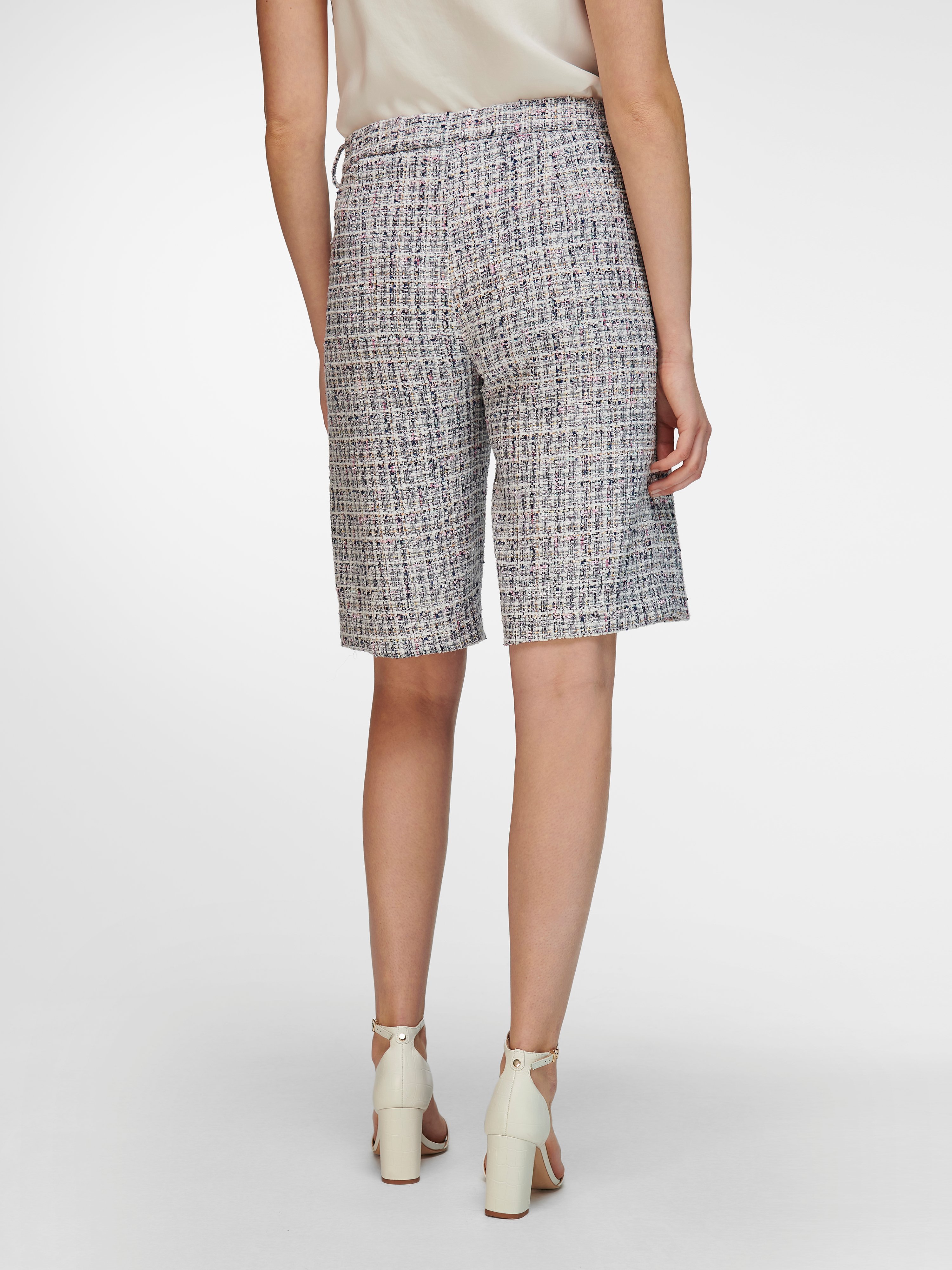 Bouclé-Bermudas