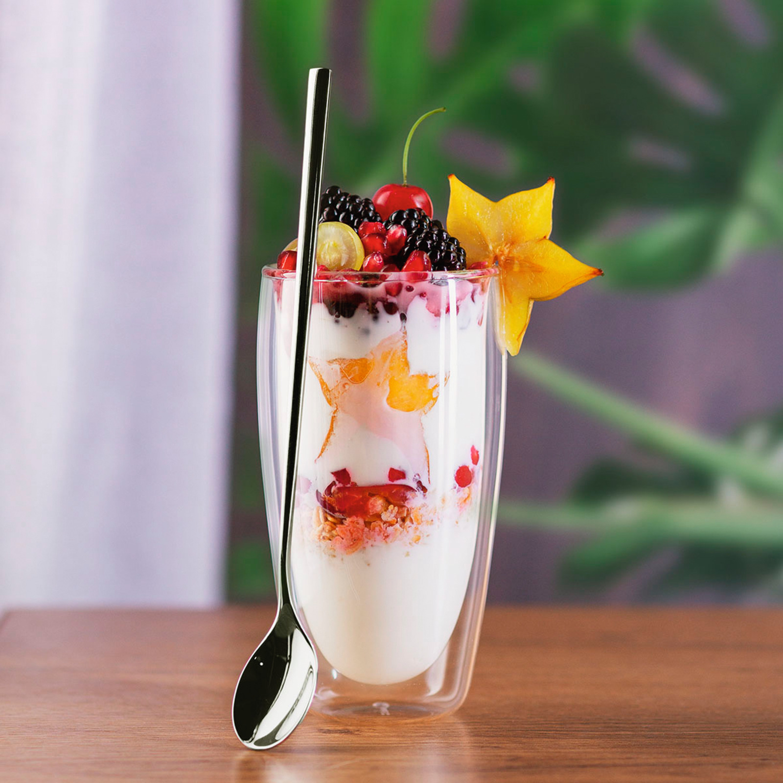 Lunasol Double Wall Becher 330 ml 4 teilig